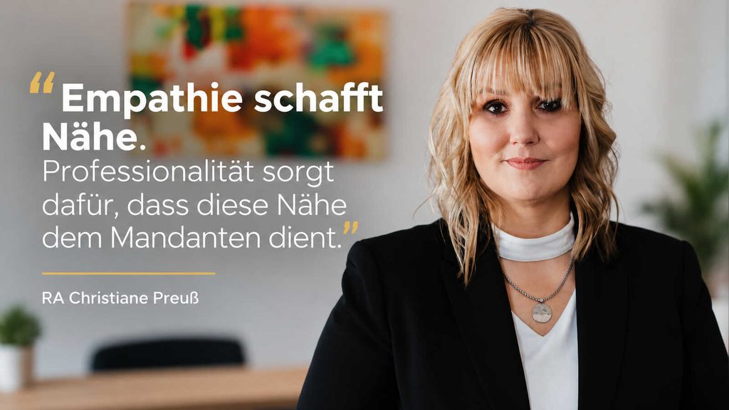Christiane Preuß, Rechtsanwältin, über Konfliktlösung im Unternehmen